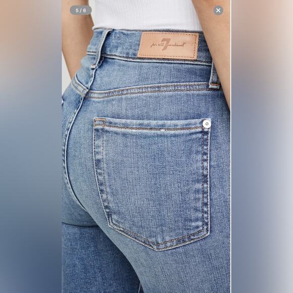 NWOT 7 For All Mankind Ankle Skinny Jeans - Sz. 27 - Picture 4 of 8